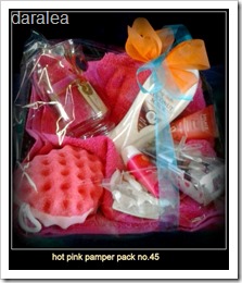 hot pink pamper pack no.45.42