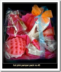 hot pink pamper pack no.45.42